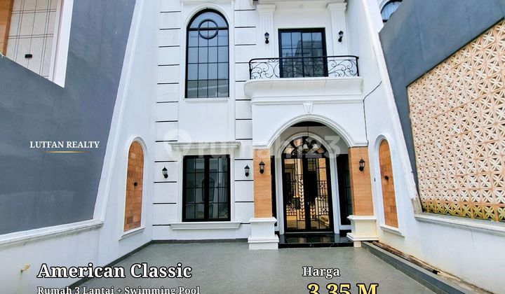 Rumah Cluster American Classic Jagakarsa Dekat Tol Andara