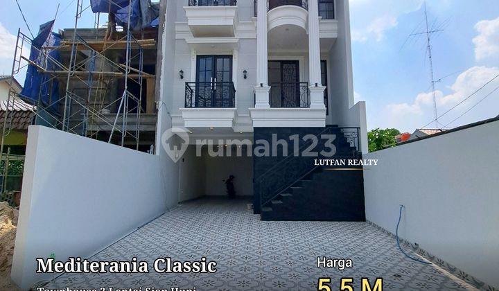 RUMAH MEDITERANIA CLASSIC PEJATEN BARAT DEKAT STASIUN