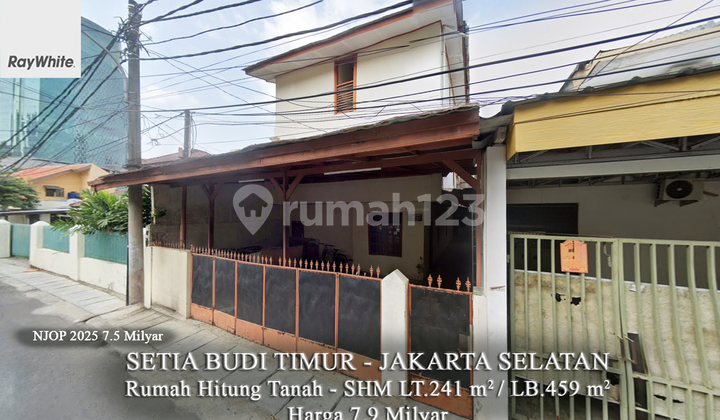 FOR SALE Rumah Hitung Tanah Mendekati NJOP Setiabudi Jakarta Selatan FOR SALE Rumah Hitung Tanah Mendekati NJOP Setiabudi Jakarta Selatan
