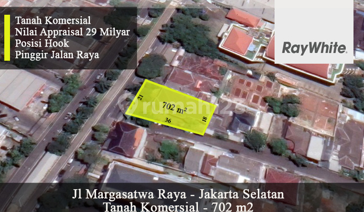 Tanah Komersial jalan Margasatwa Raya Jakarta Selatan