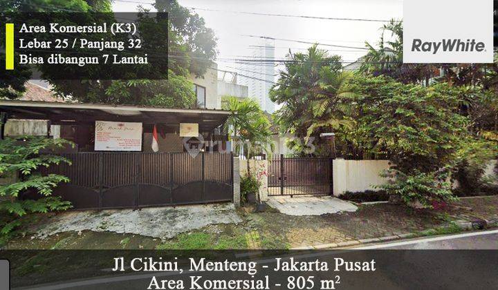 Tanah Area Komersial Cikini, Menteng - Jakarta Pusat 1