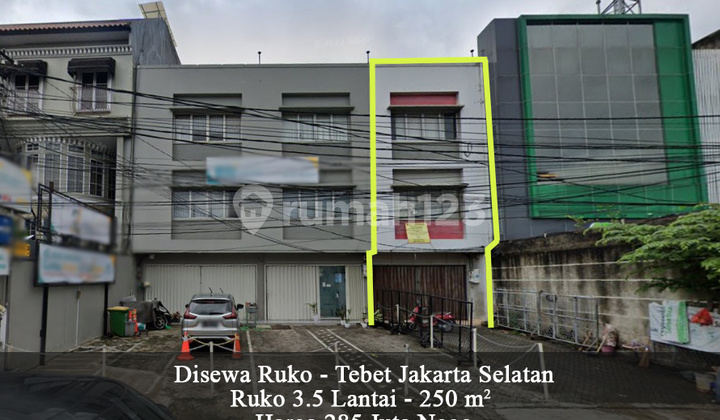 Ruko Tebet Barat Raya Lokasi Prime Jakarta Selatan