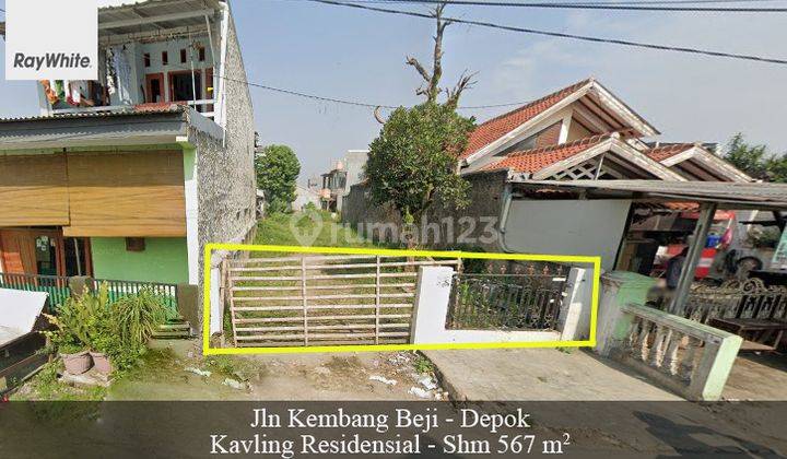 Tanah Kavling Jalan Kembang Beji Depok 1