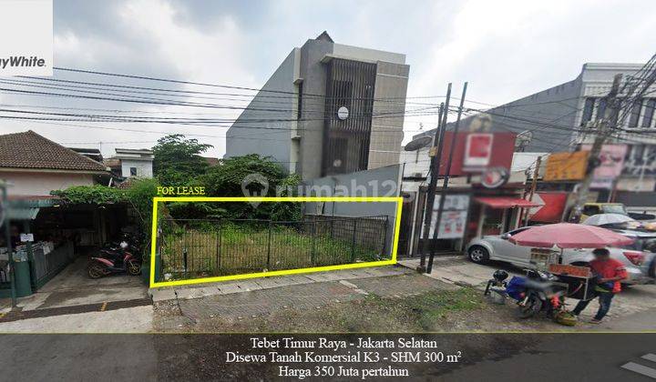 FOR LEASE Tanah Komersial K3 Tebet Timur Jakarta Selatan 1