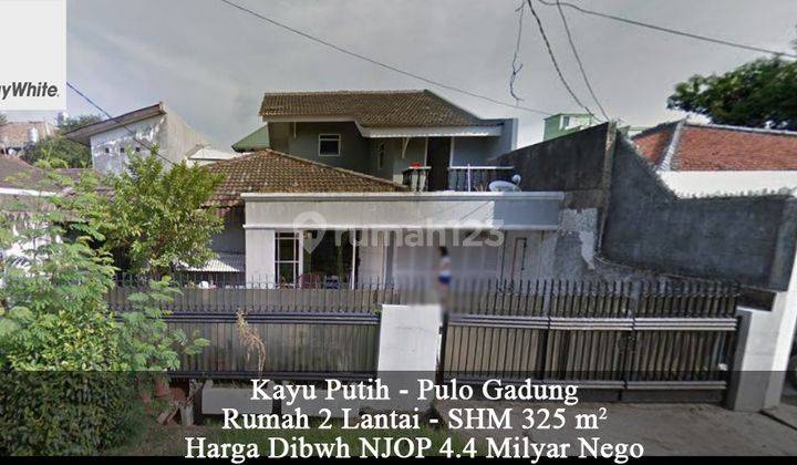 Murah dibawah NJOP Rumah 2 Lantai Kayu Putih Pulo Gadung Jakarta Timur 1