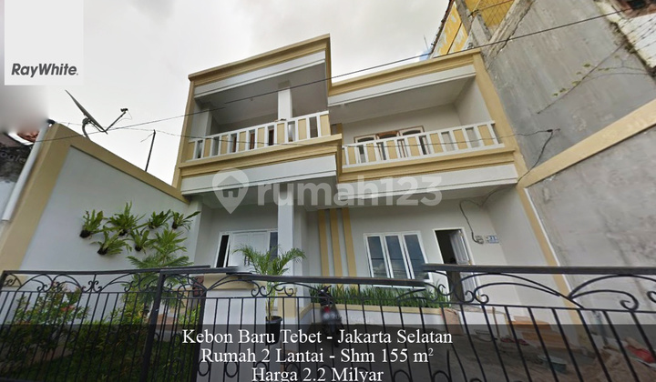 Rumah 2 Lantai Kebon Baru Tebet Jakarta Selatan Rumah 2 Lantai Kebon Baru Tebet Jakarta Selatan