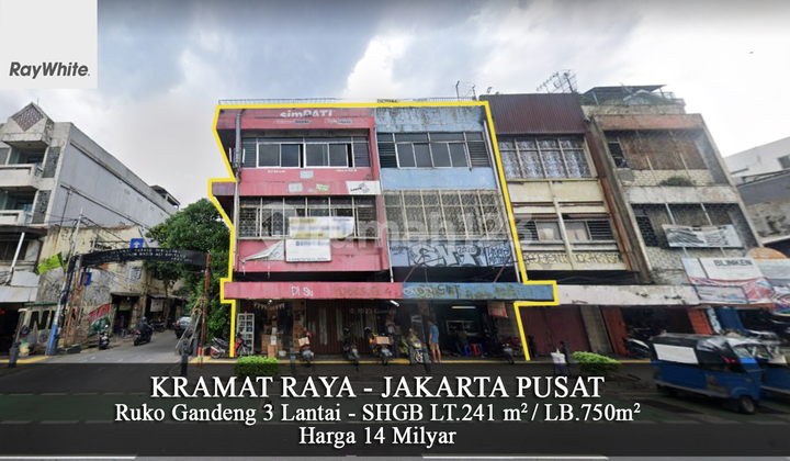 FOR SALE Gedung / Ruko Gandeng Kramat raya Jakarta Pusat FOR SALE Gedung / Ruko Gandeng Kramat raya Jakarta Pusat