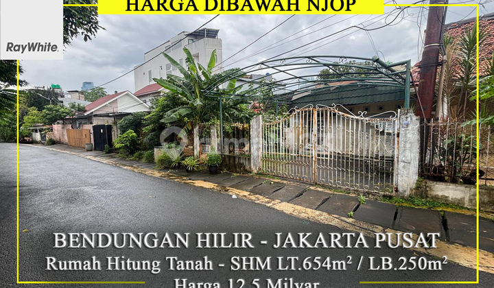 For Sale Tanah Murah Dibawah NJOP Bendungan Hilir Jakarta Pusat