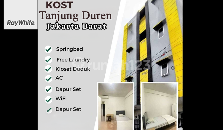 FOR SALE 64-Room Kost Tanjung Duren, Good ROI, Always Fully Occupied, West Jakarta Area