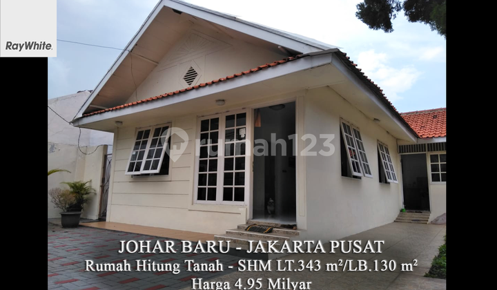 For Sale Rumah Murah Hitung Tanah - Tanah Tinggi Senen Jakarta Pusat 2