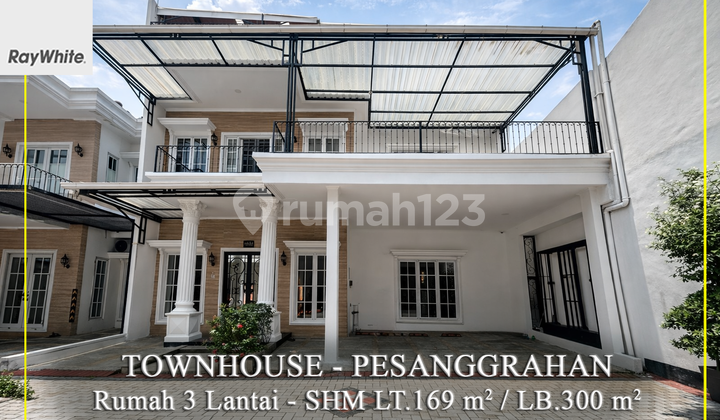For Sale Nice 3-Story Townhouse The Royal Pesanggrahan South Jakarta