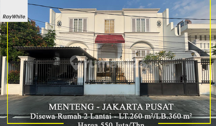 For Rent Rumah Bagus Furnish 2 Lantai di Menteng Jakarta Pusat