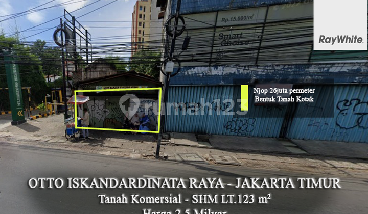FOR SALE Tanah Komersial Otista Raya Dibawah NJOP Jakarta Timur