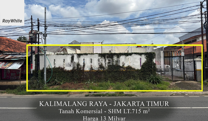 For Sale Tanah Komersial Kalimalang Raya Cipinang Jakarta Timur