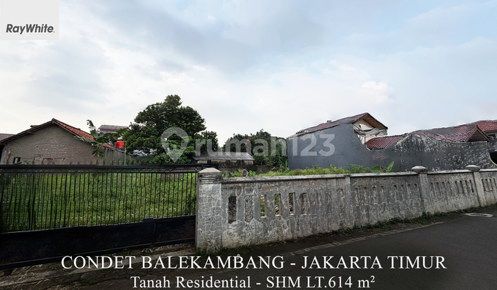 FOR SALE Tanah Residensial Condet Balekambang Jakarta Timur FOR SALE Tanah Residensial Condet Balekambang Jakarta Timur