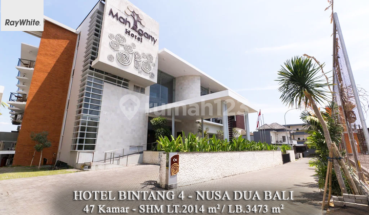 FOR SALE Hotel Bintang 4 Nusa Dua By Pass 47 Kamar View Laut Pantai Bali FOR SALE Hotel Bintang 4 Nusa Dua By Pass 47 Kamar View Laut Pantai Bali