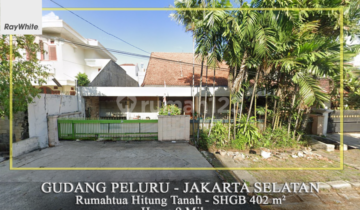 FOR SALE Rumahtua Hitung Tanah di Gudang Peluru Tebet Jakarta Selatan