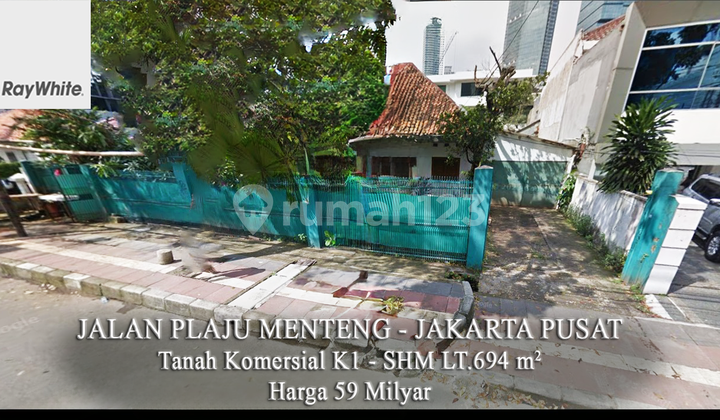 FOR SALE Commercial Land K3 Plaju Thamrin Street Menteng Central Jakarta FOR SALE Commercial Land K3 Plaju Thamrin Street Menteng Central Jakarta