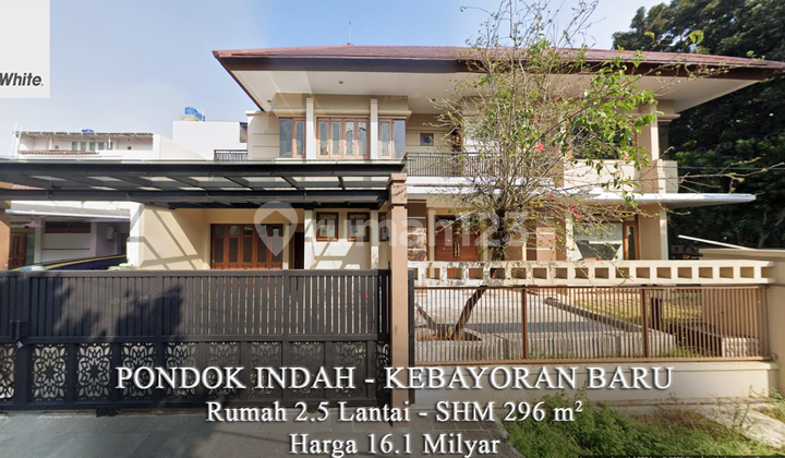 FOR SALE Murah Rumah Bagus 2.5 Lantai Baru Renovasi di Pondok Indah Kebayoran Baru Jakarta Selatan