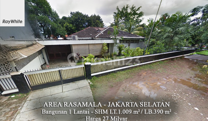 FOR SALE Rumah 1 Lantai Area Bidakara Rasamala Tebet Jakarta Selatan