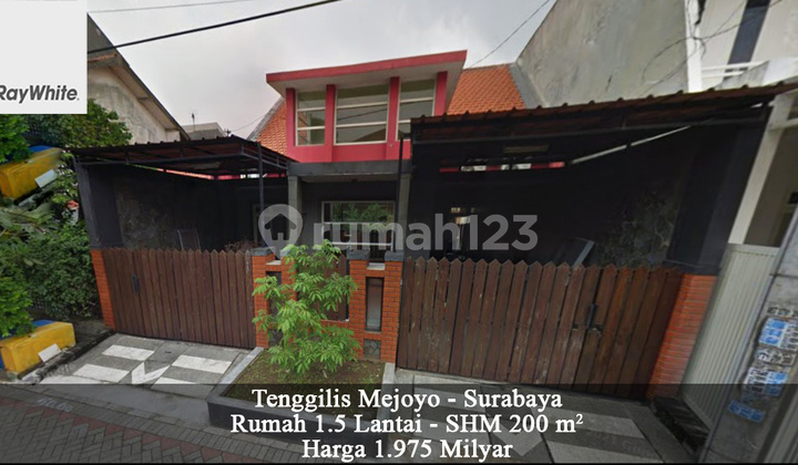 FOR SALE Rumah 1.5 Lantai Siap Huni Tenggilis Mejoyo Surabaya