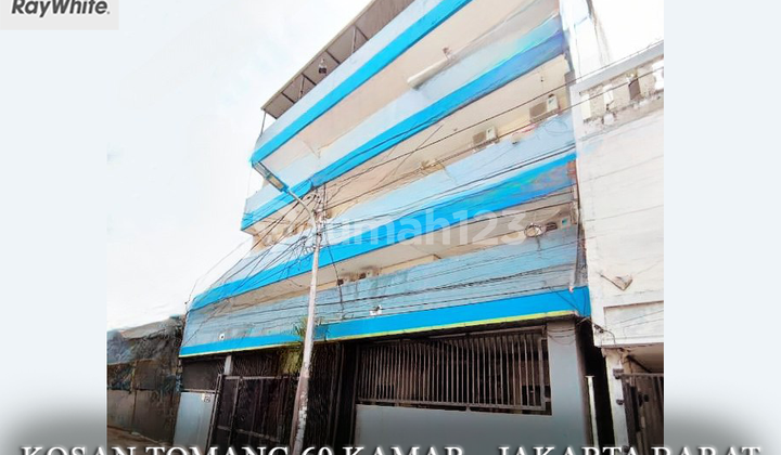 FOR SALE 60-Room High ROI Boarding House in a Student and Employee Boarding Area, Tomang, West Jakarta