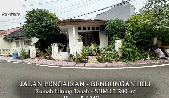 Rumah Hitung Tanah Bendungan Hilir Jalan Pengairan Jakarta Pusat