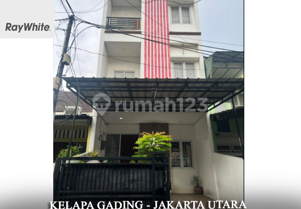 FOR SALE Rumah 3 lantai Kelapa Molek Kelapa Gading Jakarta Utara
