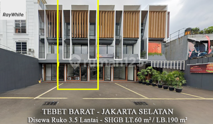 FOR RENT 3.5-Story Shop House in Busy Location, Tebet Barat Raya, South Jakarta FOR RENT 3.5-Story Shop House in Busy Location, Tebet Barat Raya, South Jakarta