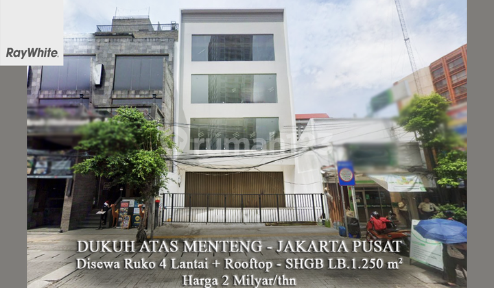 FOR RENT New Building Commercial 4 Lantai Dukuh Atas Menteng Jakarta Pusat FOR RENT New Building Commercial 4 Lantai Dukuh Atas Menteng Jakarta Pusat