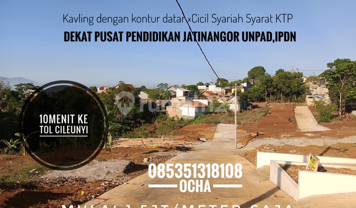 Di Pasarkan Kavling Cici Syariah Tanpa Bank Lokasi Cinunuk,Cileunyi,Ujungberung