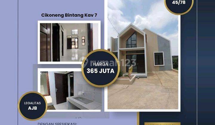 Rumah Ready Siap Huni Cinunuk 1