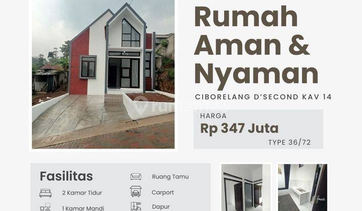 Ready Stok Rumah Cyantik Model Scandinavian Dekat Borma Cinunuk 1