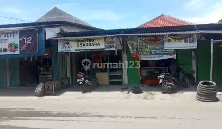 Dijual Kios Dan Rumah Depan Jalan Raya Tarumajaya Bekasi 1