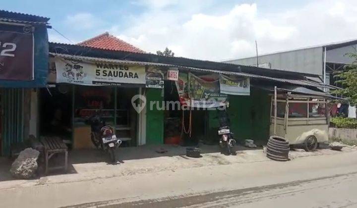 Dijual Kios Dan Rumah Depan Jalan Raya Tarumajaya Bekasi 1