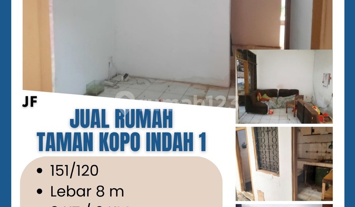 Jual Rumah Hitung Tanah Tki 1 Jarang Ada.lt 151 Hanya 900 Jt