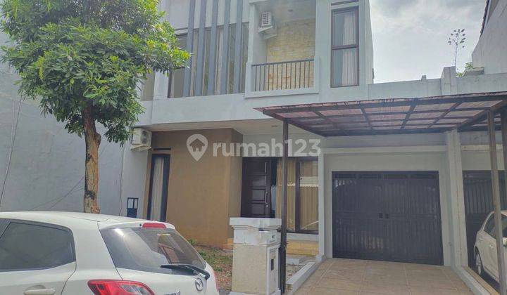 Rumah di Cluster newton gading serpong 2 Lantai luas 8 x 20 m kt 3+1 km 2+1 furnish , ruang tengah luas, murah, jarang ada 1