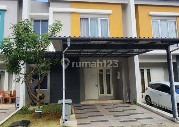 Rumah di cluster Agnesi gading serpong 2 Lantai luas 7 x 13 m lb 90 m kt 3 km 2 semi furnish, hadap selatan 1