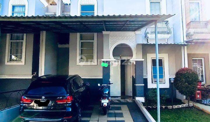 Rumah di cluster alicante gading serpong 2 Lantai luas 8 x 18 m kt 3+1 km 4+1 semi furnish, kamar utama ada kamar mandi dalam 1