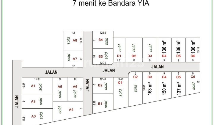 Dijual Tanah Kulonprogo di Pengasih Lingkungan Perumahan 5