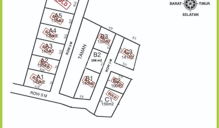 Tanah Jogja Jalan Godean Km 14 Jalan Lebar 5 M 2