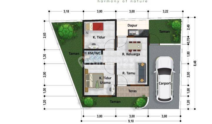 Jual Rumah Sleman Jalan Wates Km 7 SHM + Imb  8