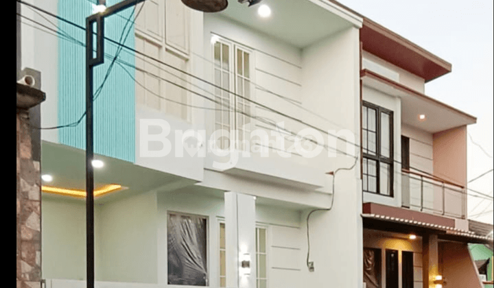 RUMAH 2 LANTAI MODERN MINIMALIS MENGANTI PERMAI 2