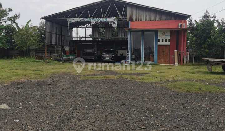 Tanah Luas Bonus Gudang dan Kantordi Setu Bekasi