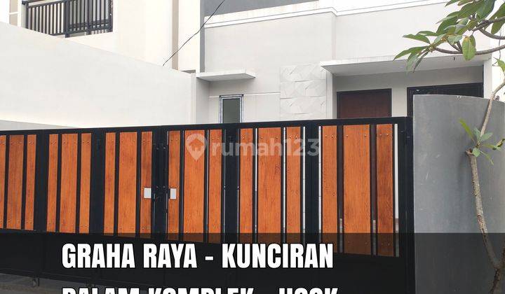 Rumah Baru dlm komplek di Graha raya,Alam Sutera dkt pasar modern 2