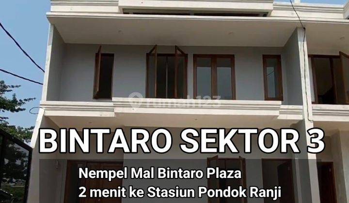 Rumah Baru Ready Huni di Bintaro.500meter ke Mal BP dn StasiunKRL 1