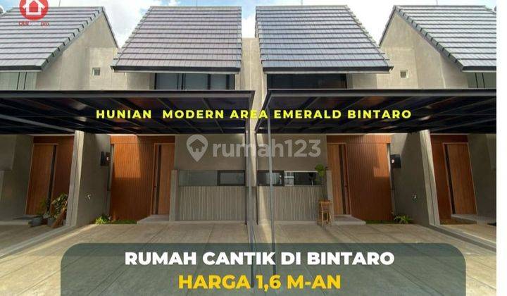 Rumah Baru Cluster di Bintaro.Nempel Emerald sektor 9.dkt stasiun 1