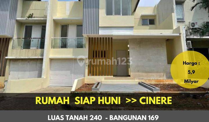 Rumah baru dalam komplek VILA CINERE MAS.5kilo ke MRT lebak bulus 2