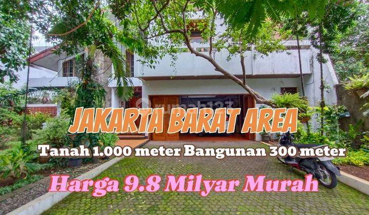 Rumah Mewah 1000meter Dlm Komplek Area Jakarta Barat Harga Murah 1