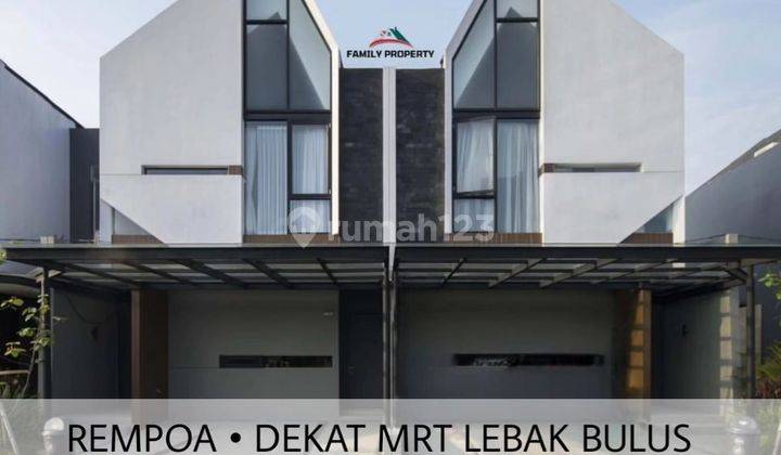 Rumah Mewah Dalam Cluster Di Rempoa Dekat Mrt  Lebak Bulus 1